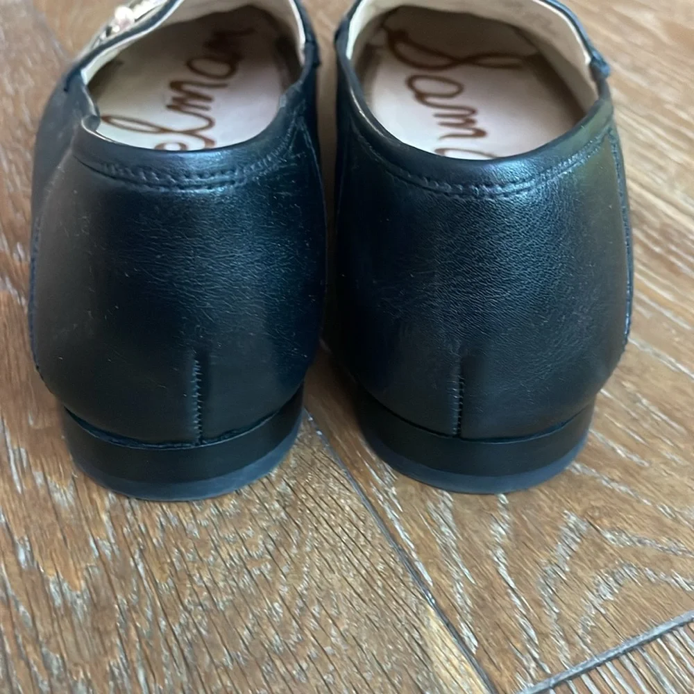 Sam Edelman Loraine Black/Modena Calf Leather Loafers SZ 7.5 - Picture 3 of 6